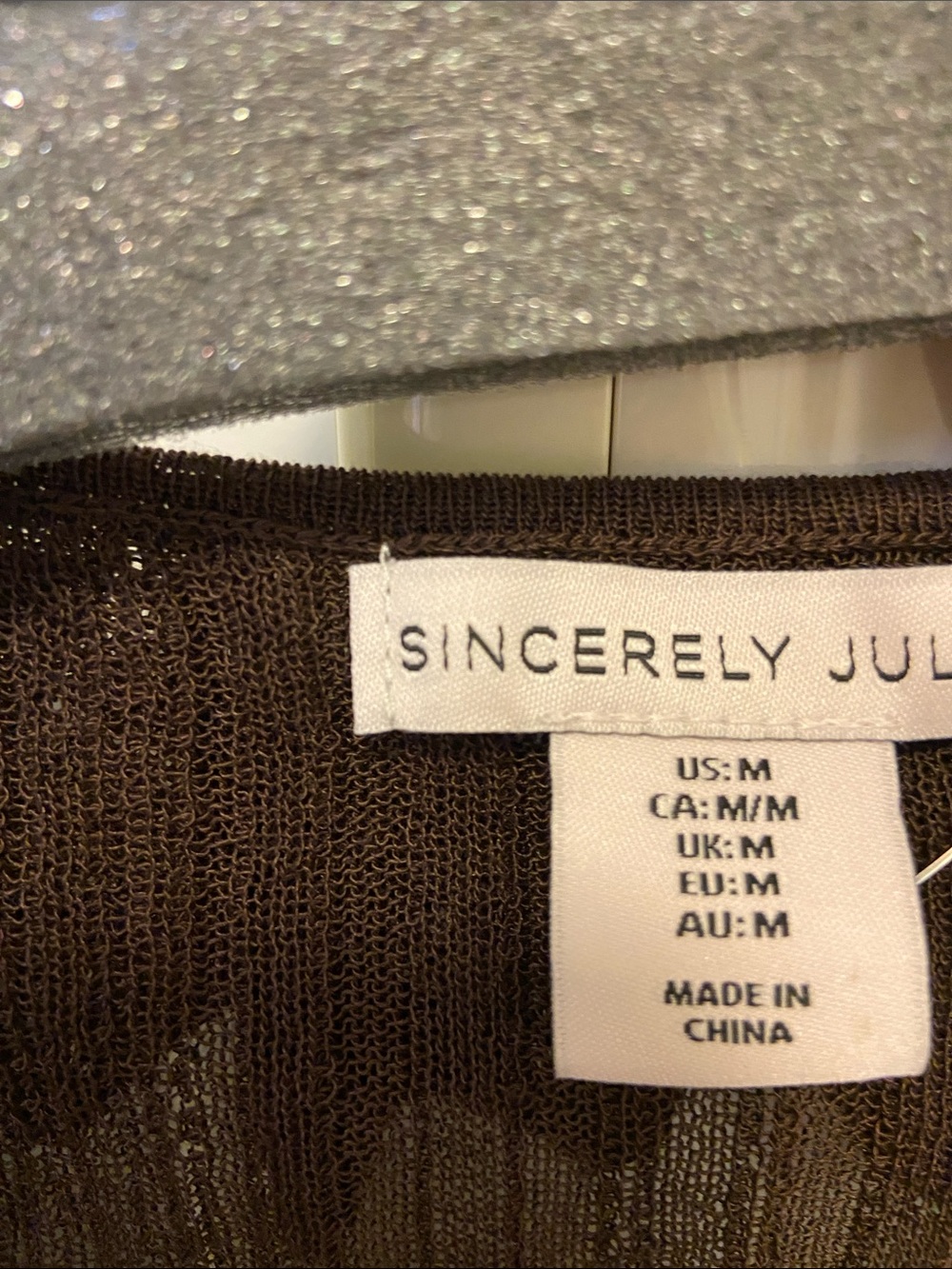 🤎Sincerly Jules Women's Brown Ruffled V-Neck Cardigan🤎 - Picture 2 of 12